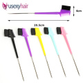 Salon Hairdressing edge brush double control Eyelash Comb Edge Control Hair Comb edges hair brush